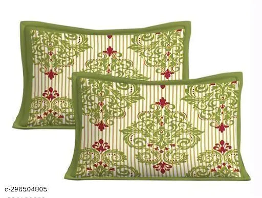 Queen-sized 160 Tc pure cotton double bedsheet with jaipuri hand print, vibrant home decor