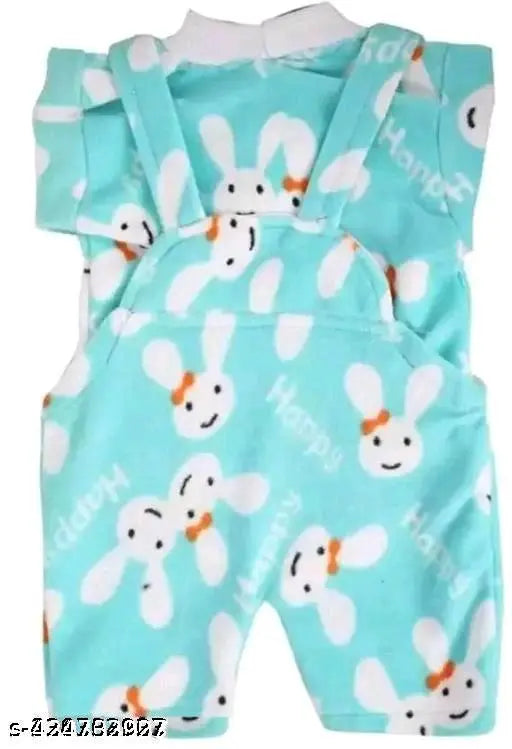 Wool dungarees for kids, solid-colored long sleeve baby clothes from India