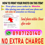 Personalised photo t-shirt, printed poly blend short sleeves, customized men's t-shirt with personal image, India-made