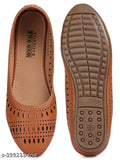 Synthetic Shirazee Fancy Belly, closed-back ballerina flats in various sizes (IND-5, IND-6, IND-7, IND-8, IND-9), made in India