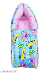 2-in-1 cotton sleeping & carry bag, printed net design for babies (0-9 months), Kukraila Enterprises