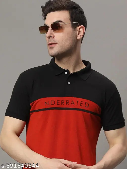 Soft cotton blend men's half-sleeve polo t-shirt, unmatched comfort and durability, denim jeans pairing, classic look, India origin