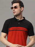 Soft cotton blend men's half-sleeve polo t-shirt, unmatched comfort and durability, denim jeans pairing, classic look, India origin