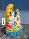 Laxmi Narayana ji poly resin statue, 16cmx12cmx5cm, Indian collectible idol