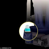 Gender-neutral, adjustable 4-in-1 kangaroo baby carrier with safety belt, breathable fabric and head/neck support. Machine washable, easy to fold and store. Ideal for babies aged 3-24 months, up to 16kg