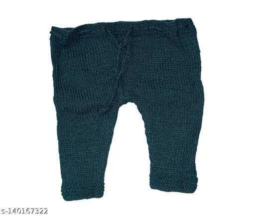 Woolen sweater, pyjama cap, booties (6-12 months), handmade self-design, newborn baby boys and girls, India