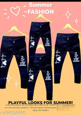 Designer men's denim jeans with western print, solid black polycotton, size 28, India origin