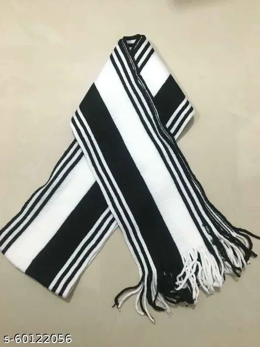 Arcylic warm winter scarf set (2pc), large, soft & stretchy, suitable for various outdoor activities, perfect for a chilly day, Indian-made