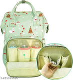 Beige kidsify Premium Diaper Bag, 21 Liters, 9 Pockets. Water-resistant, lightweight travel bag with quick tissue and warm bottle pockets. Smartly designed for easy access and multi-functional use