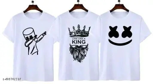 Polyester printed t-shirt for men and women, short sleeves, colorful design, multiple sizes available, India origin