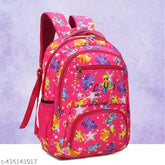 Canvas net pink backpack for modern style and functionality, free size with multiple compartments