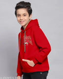 Wool printed hoodie for boys winter, comfortable and easy washable" (91 characters)