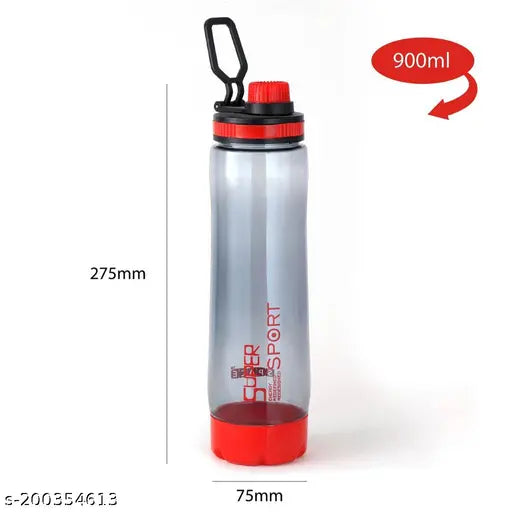 Red 900ML Kids Sports Water Bottle Set of 2 - Leak-proof, BPA-free, handheld for gym or play