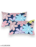 Glace Cotton floral double fitted bedsheet with 2 large pillow covers, comfortable even for 8 inches mattress. Ideal for adults in summer seasons. Made by Duhan hub, India