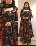 Diwali2024 Special, unisex trendy Georgette plazo kurata with dupatta set - Indian designer, party wear, festival, and office wear in various sizes