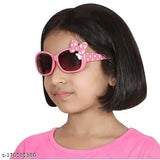 Pink dial digital watch and sunglasses combo pack, stylish accessory for girls with free size silicone straps and UV protection lenses