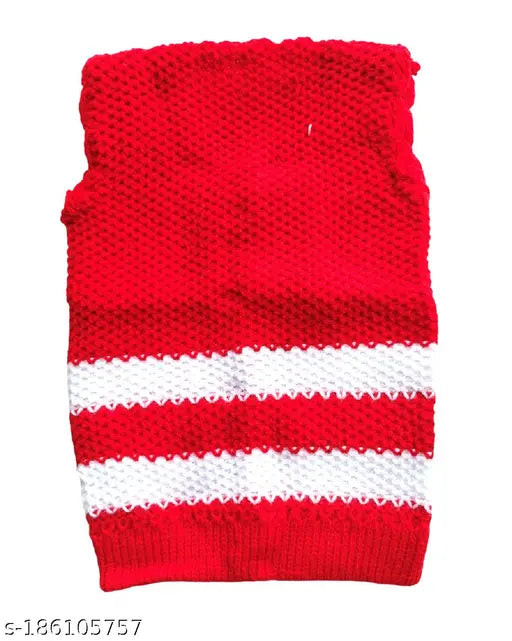 Multicolor Kids Woolen Sleeveless Winter Sweater Combo Pack (2pc) - Self-design, warm innerwear/topwear for baby boys & girls, made in India