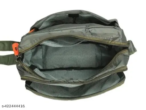 Trendy polyester unisex sling bag, solid pattern, crossbody messenger bag for daily use (pack of 1)