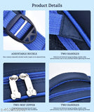 Lightweight blue schoolbag with astronaut sapphire design, ideal for primary school students (7-12 years), made of polyester net and Oxford cloth. Custom cartoon design, perfect for daily use or gifts