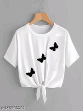 Lycra short-sleeved printed net tunics, stylish women tops from India