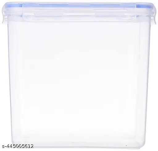 Transparent clear plastic Aristo Lock Fresh 403 large container for storing grains, pulses, rice, wheat - airtight, perfect for pantry organization