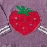 Woolen Morvika unisex winter sweaters/jackets/hoodies/tops in self-design, suitable for 1-2 years old babies, Indian origin