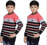 Dimsy Collection boys woolen sweater set 2pcs, long sleeve printed wool for winter, 8-12 years, India