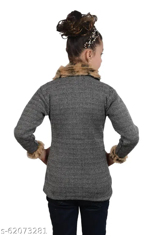 Woolen solid kids sweaters from BLUSHH COLLECTION for 5-8 years, handcrafted in India
