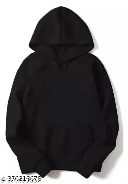 Trendy printed cotton blend hoodie sweatshirt for kids, olive green color with kangaroo pockets