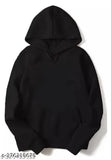 Trendy printed cotton blend hoodie sweatshirt for kids, olive green color with kangaroo pockets