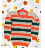 Woolen kids' sweater, trendy and cozy design, printed net pattern, suitable for 2-3, 3-4, or 4-5 years old. Indian handcrafted children's wear