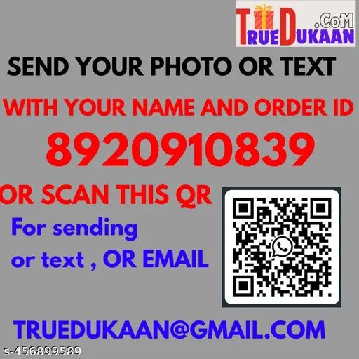 Personalized cotton silk photo print t-shirt for men and women, short sleeves with one name customization, India origin