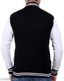 Stylish cotton jackets for boys/mens, solid pattern in various sizes (10-11Y, 11-12Y, etc.) on display rack, origin India