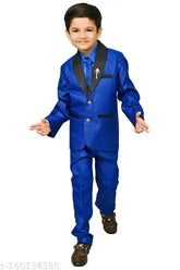 Bulu Kids Coat and Pants Set, georgette material, long sleeves, solid color, children's winter outerwear