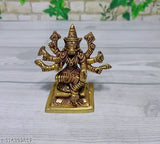 Brass Varahi Devi Idol, 3-inch Hindu Goddess, Indian artisan crafted