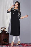 Women's printed viscose rayon straight kurta - sleeveless, vibrant Indian fashion