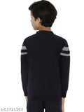 Colorblocked polyester boys jacket with long sleeves, flaunting a trendy sporty design. Perfect for kids' activities and winter wear. Made in India, size 6-7 Years (Chest Size: 26 in, Length Size: 19 in)