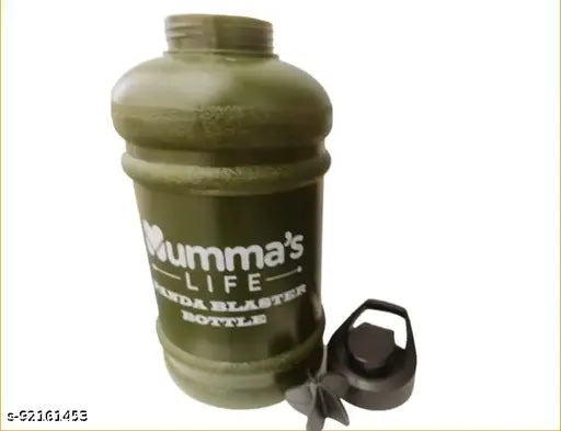 Army Green Gallon Shaker Bottle - BPA/Phthalate-free, for proteins, BCAA, creatine, gym use