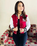 Printed fleece women's winter jacket from India, long-sleeved and cozy