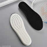 Black cotton unisex athletic insoles for men and women, antibacterial for formal, sports, running, walking, hiking shoes