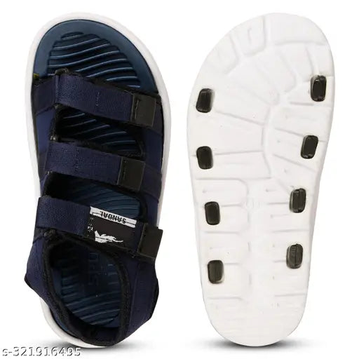 Lightweight & breathable Boys Lycra flip-flops, ideal for daily wear and home wash. Durable EVA sole, slip resistant, comfortably adjusts to foot size, perfect for kids aged 5-16 years. Made in India