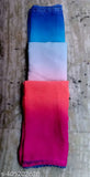 Cotton silk blend new fancy Georgette saree in solid pattern, free size, India origin