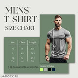 Men's 3Colors RGB Dri-Fit Polyester QuickDry T-Shirt - Activewear for Gym RUN, available in M, L, XL, XXL sizes. Short-sleeved activewear with printed design on display