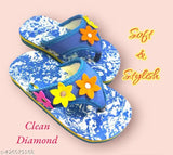 Printed EVA kids slippers, bright colors for toddlers aged 12-4 years, made in India
