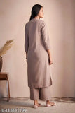 Viscose kurta set with dupatta and dhoti pants, self-designed Indian women's outfit on display