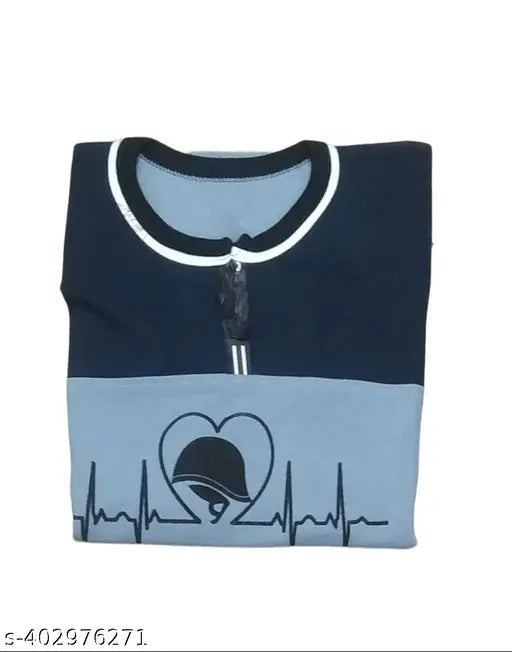 Men's regular fit polyester polo t-shirt, half sleeve, solid casual design. Printed pattern on short sleeves, XL size (37in chest, 27in length)