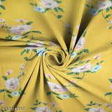 Floral print, elastic fitted double bedsheet (78x72x8 inches) with 2 pillow covers, made from soft, premium cotton - ideal for summer, easy to maintain and suitable for home decor