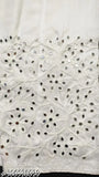 Lukhnavi chikankari cotton salwar mirror set for women, intricate embroidery on solid cotton fabric