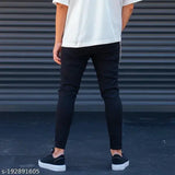 Cotton Qarsh mens knee cut jeans pant, solid quality stretching jeans for men in size 30/32/40 for stylish latest wear