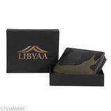 Synthetic men's wallet in camouflage pattern, faux leather and free size (11cm x 2cm). Made in India